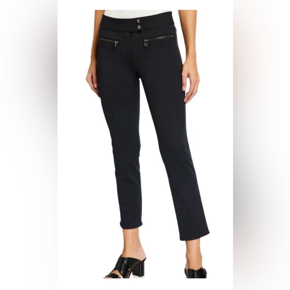Veronica Beard Metro Crop Pants, Black, 8